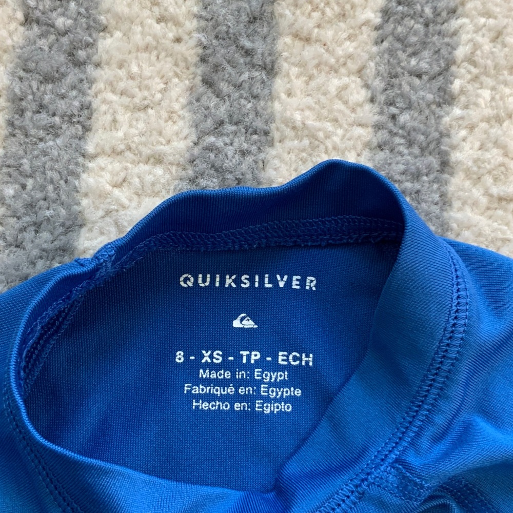 Quiksilver Blue Rash Guard - Picture 2 of 5